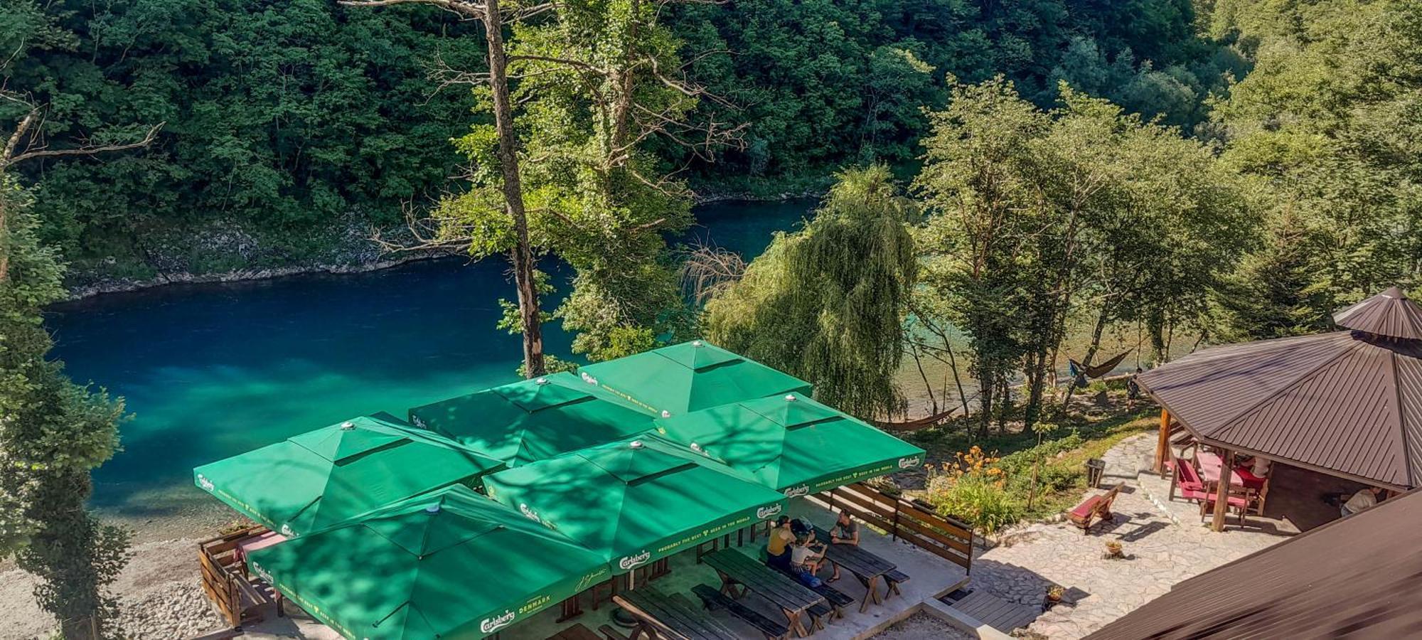 Hotel Rafting Camp Encijan Foca Exterior foto