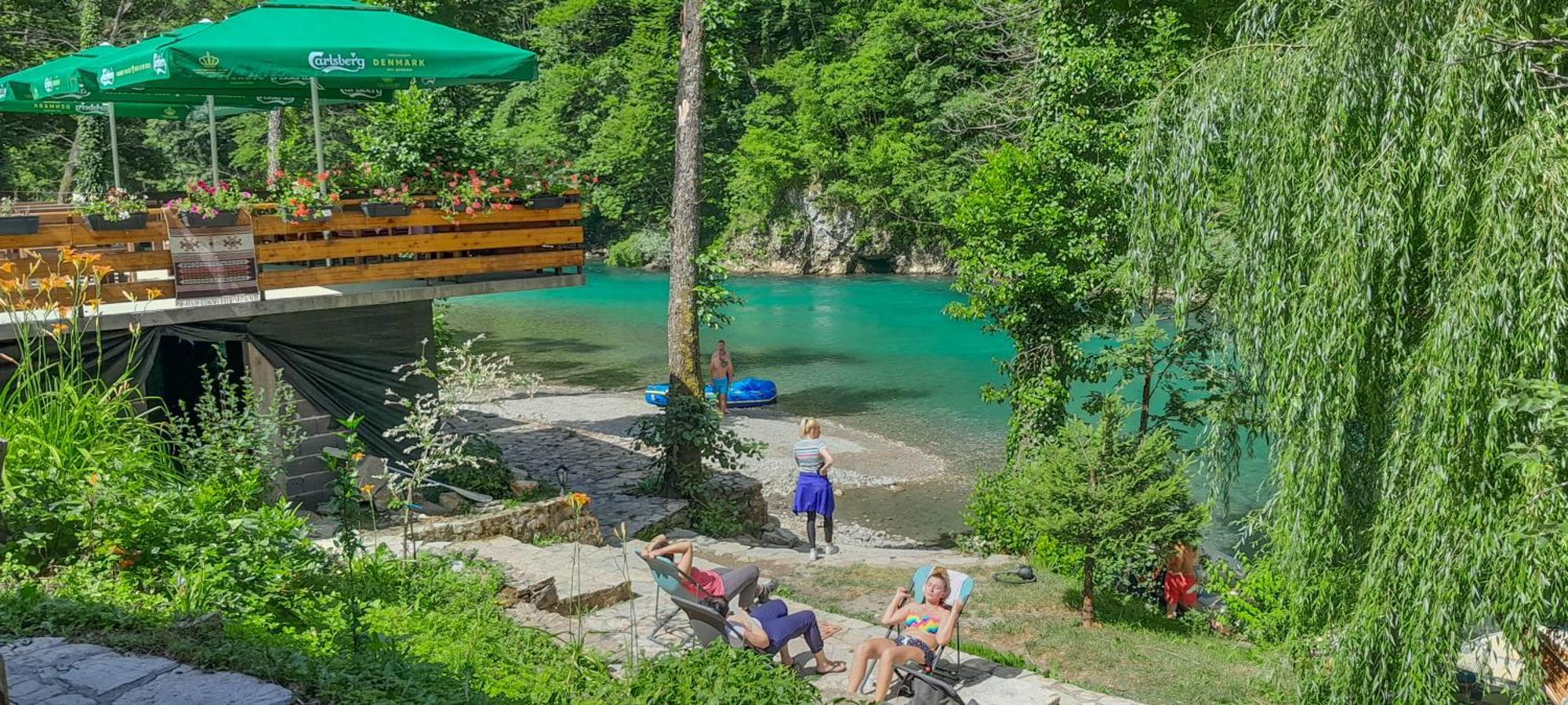 Hotel Rafting Camp Encijan Foca Exterior foto